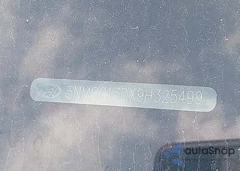 2009 Hyundai Santa Fe Gls из США, поврежденный, VIN 5NMSG13DX9H325499